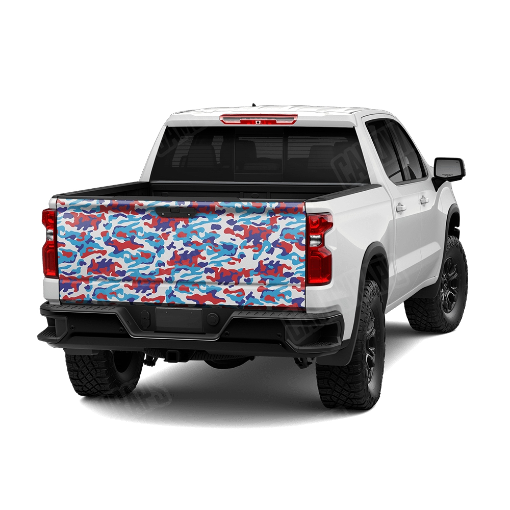 Large Classic M Series Camo Tailgate Vinyl Wrap