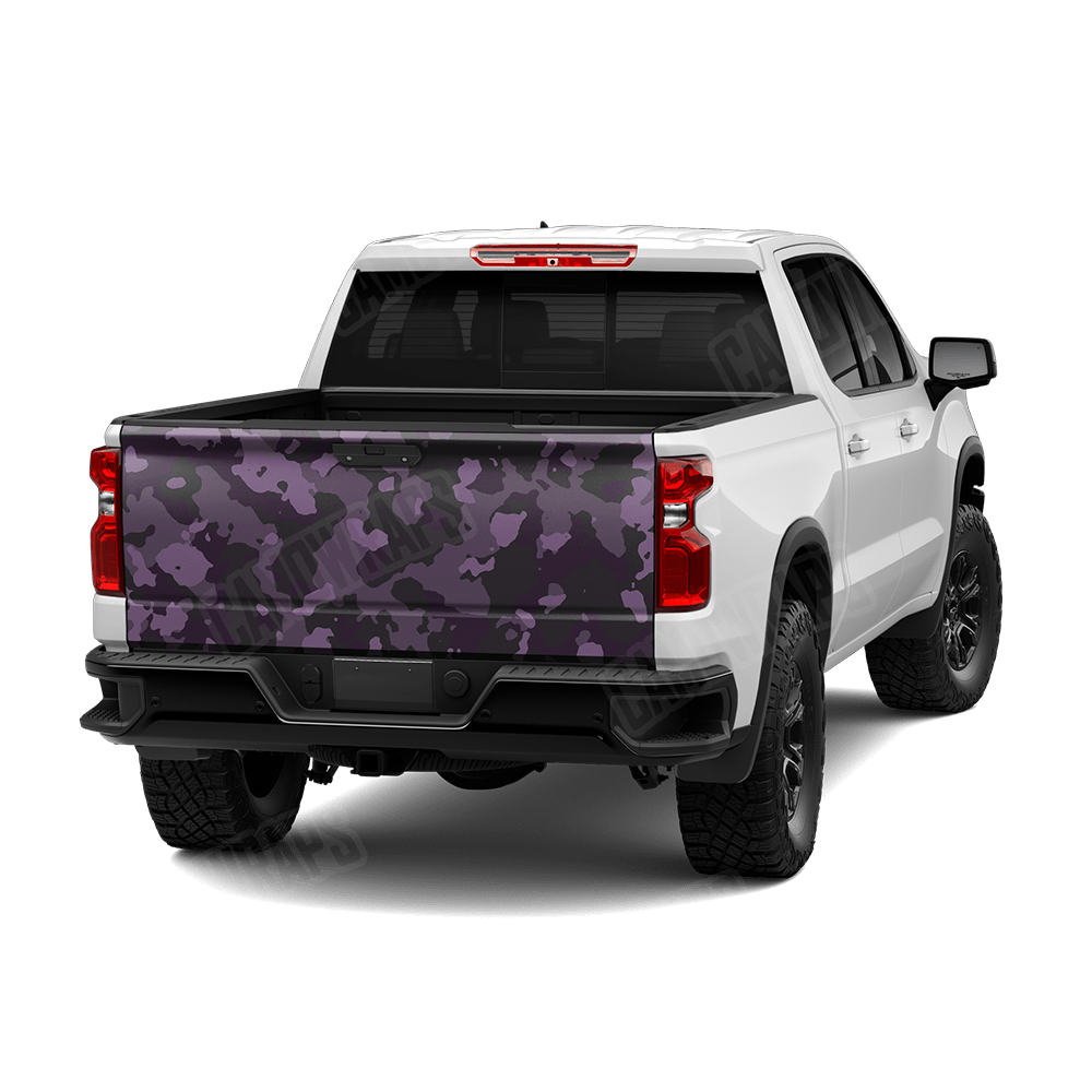 Large Cumulus Darkwing Camo Tailgate Vinyl Wrap