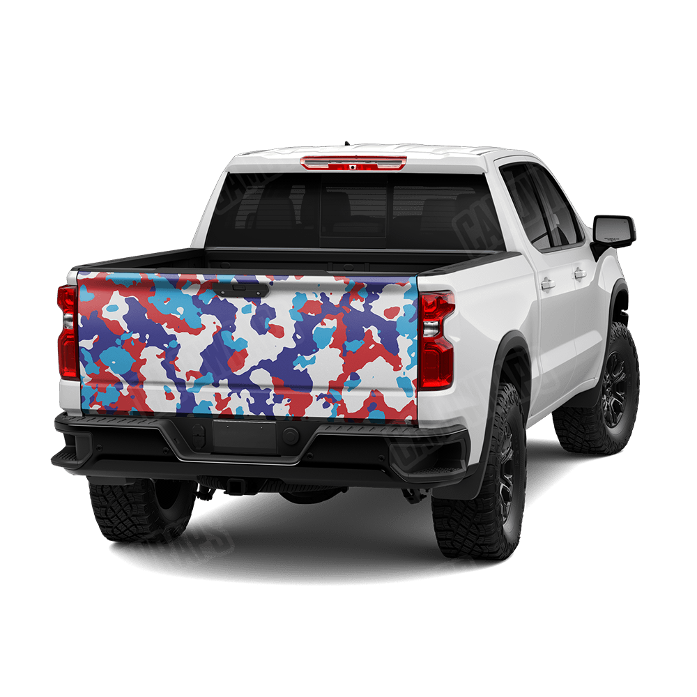 Large Cumulus M Series Camo Tailgate Vinyl Wrap