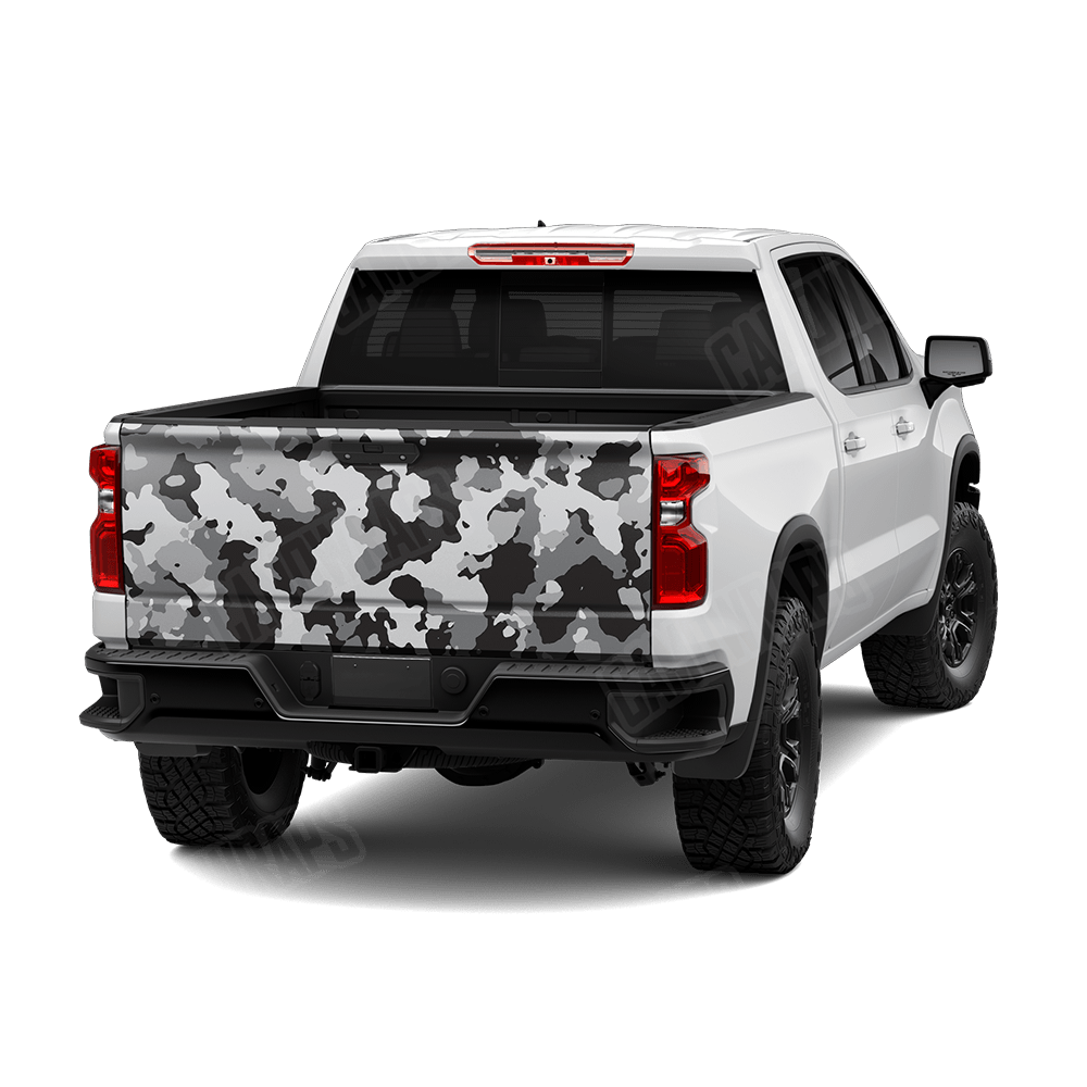 Large Cumulus Urban Night Camo Tailgate Vinyl Wrap