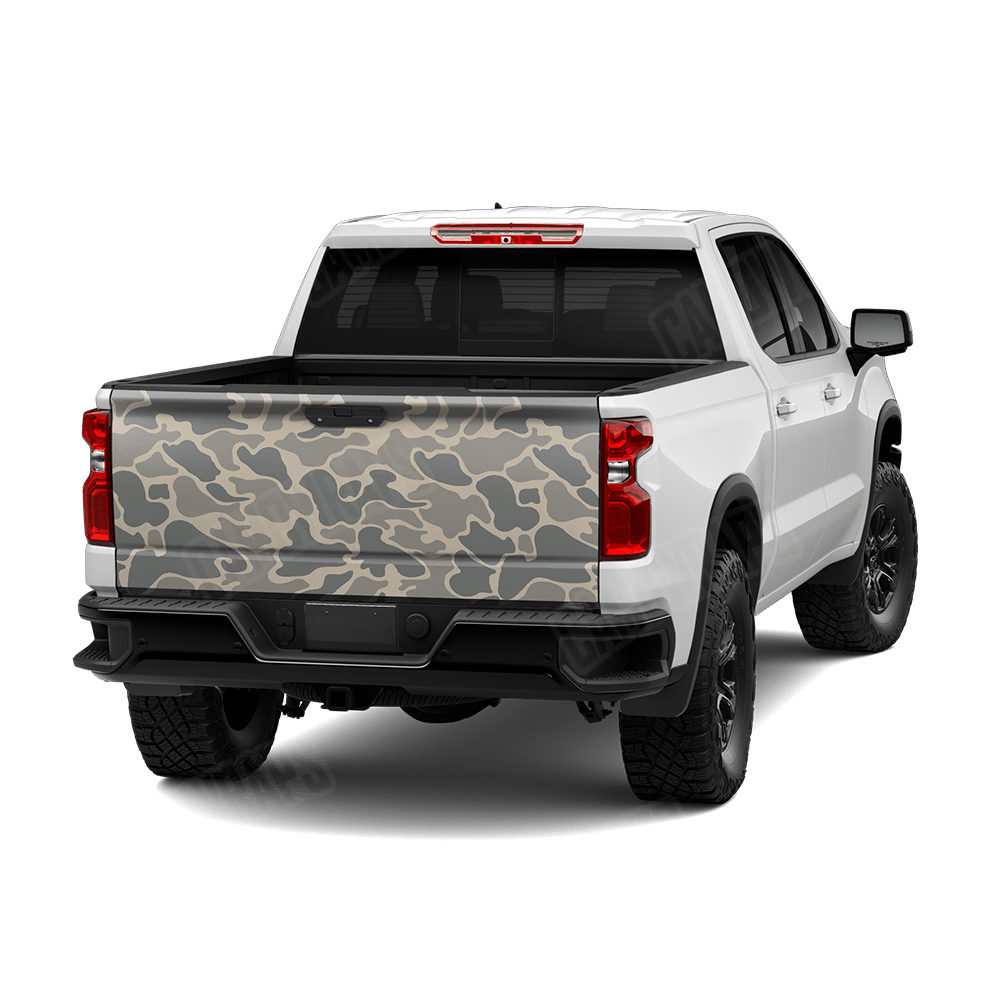 Old School Duck Army Tailgate Wraps