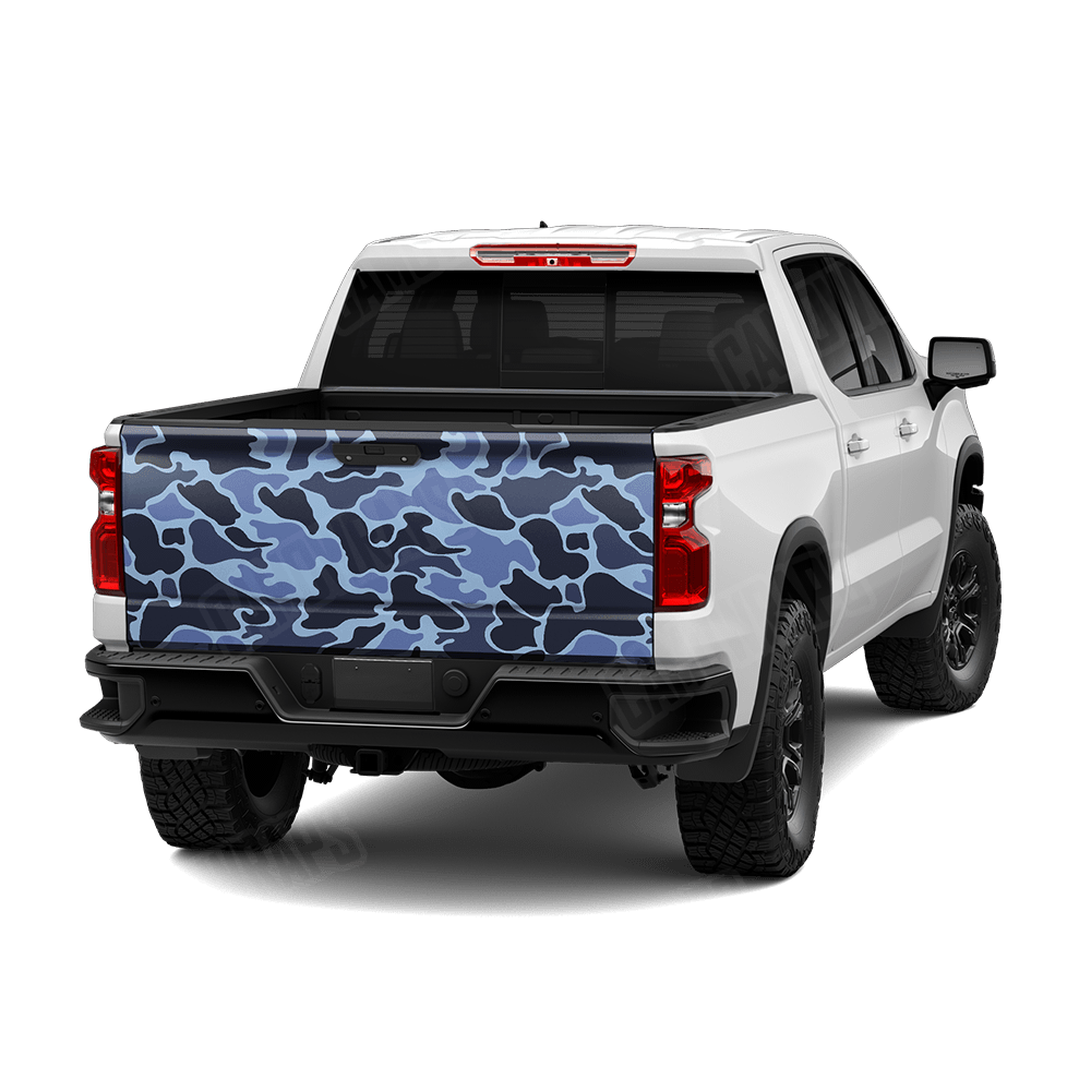 Old School Duck Blue Urban Night Tailgate Wraps
