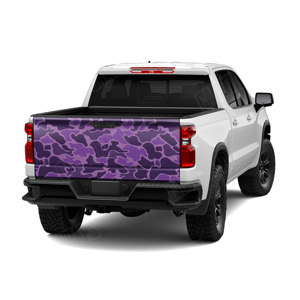 Old School Duck Elite Purple Tailgate Wraps
