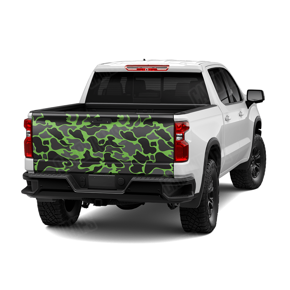 Old School Duck Metro Green Tailgate Wraps