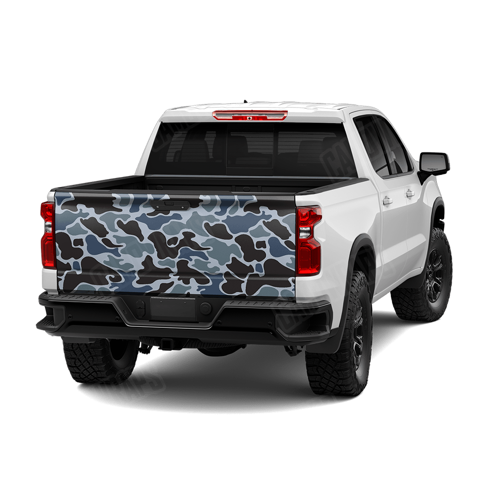 Old School Duck Navy Tailgate Wraps