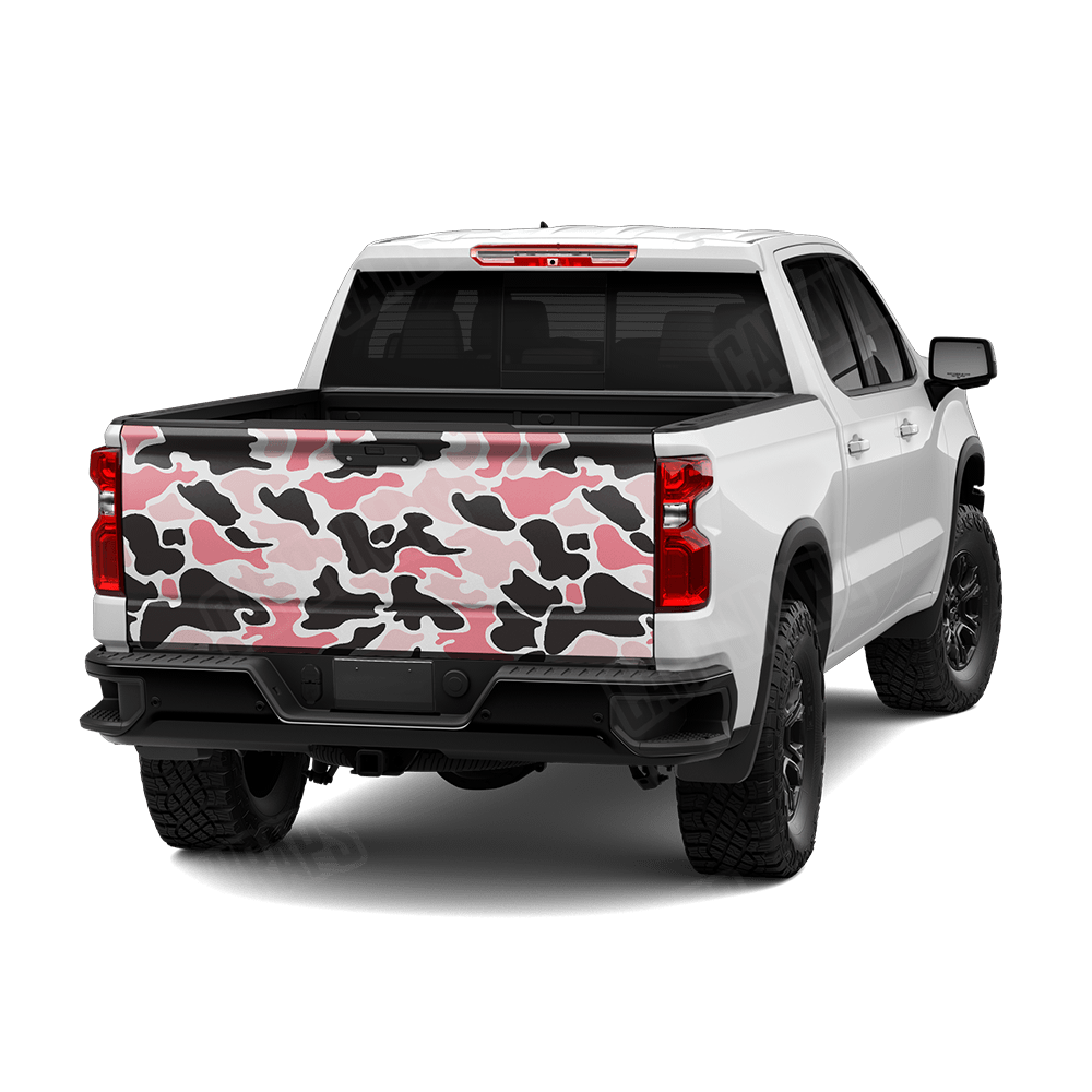 Old School Duck Pink Tailgate Wraps