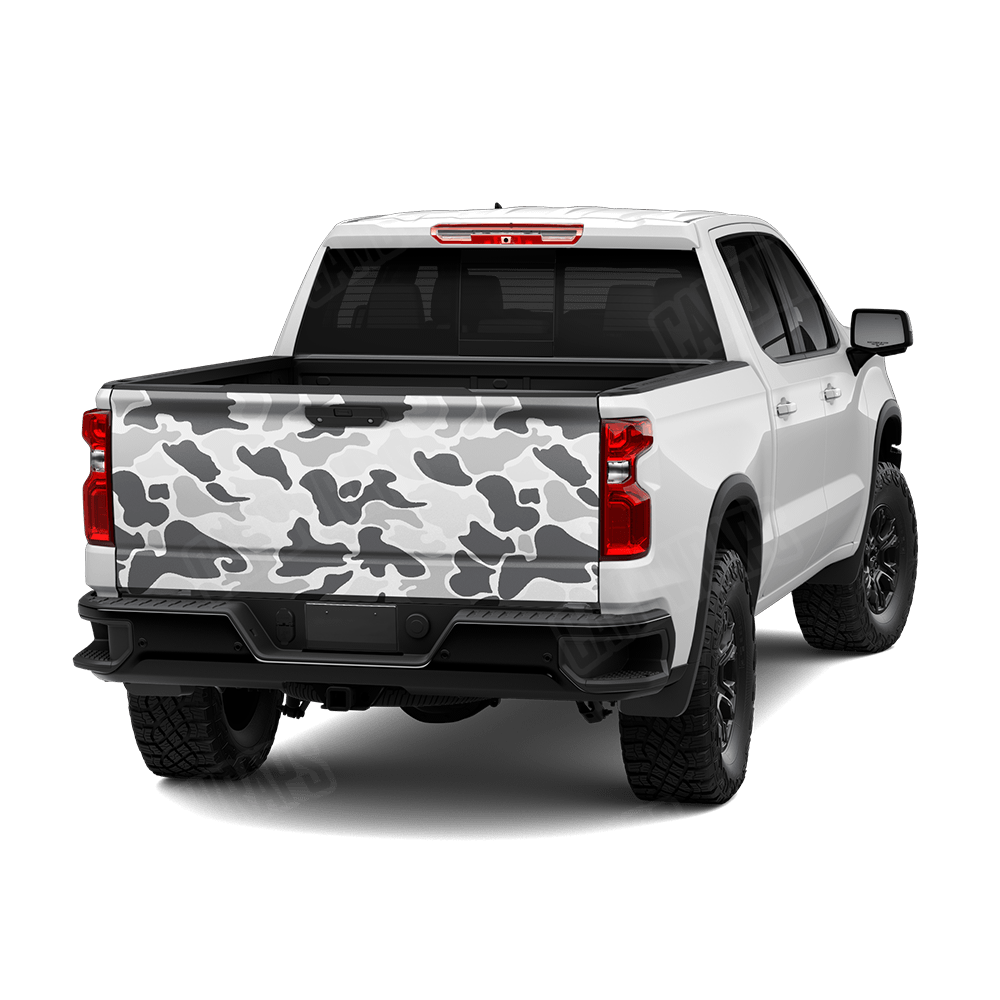Old School Duck Snow Tailgate Wraps
