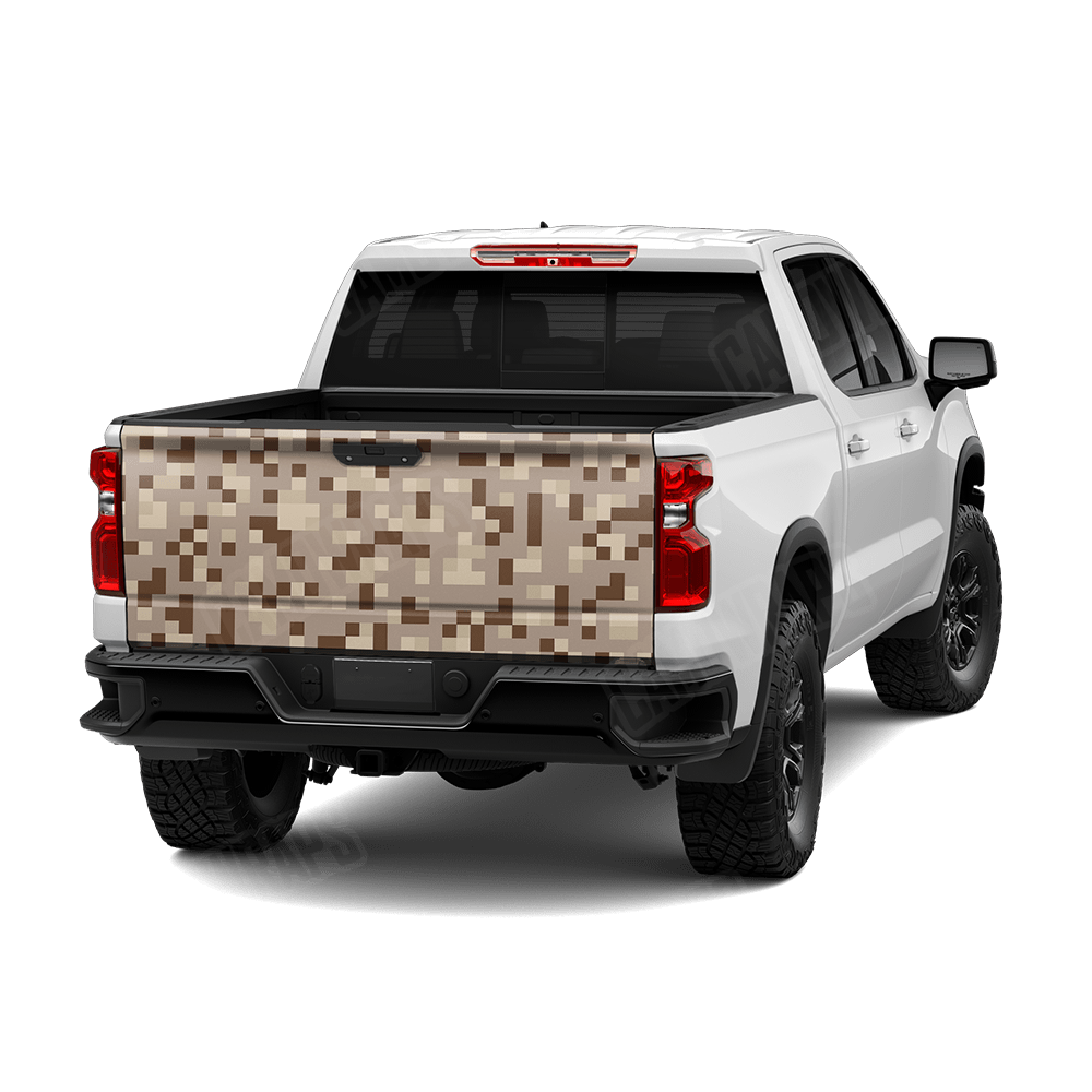 Pixel Desert Tailgate Wraps