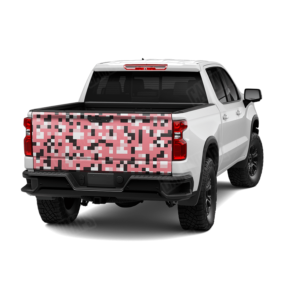 Pixel Pink Tailgate Wraps