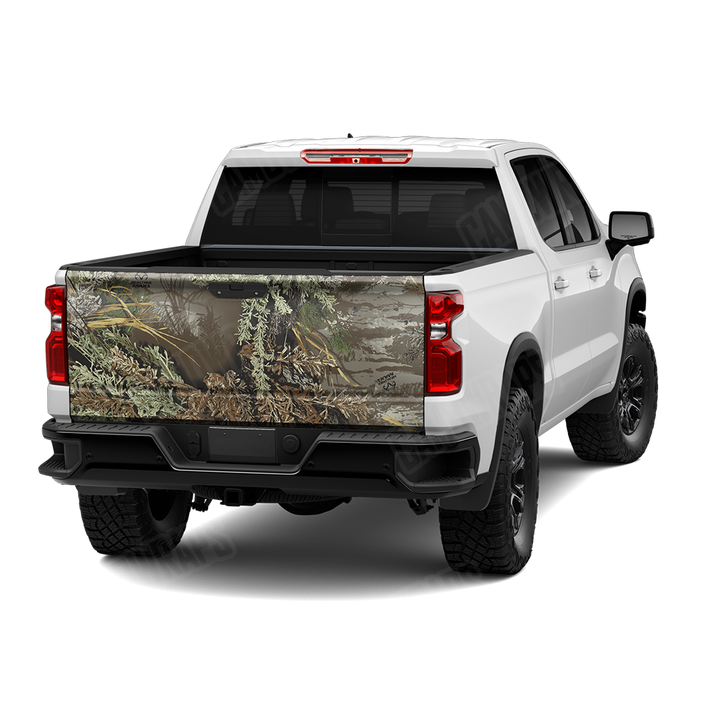 Large Realtree MAX-1 Camo Tailgate Vinyl Wrap