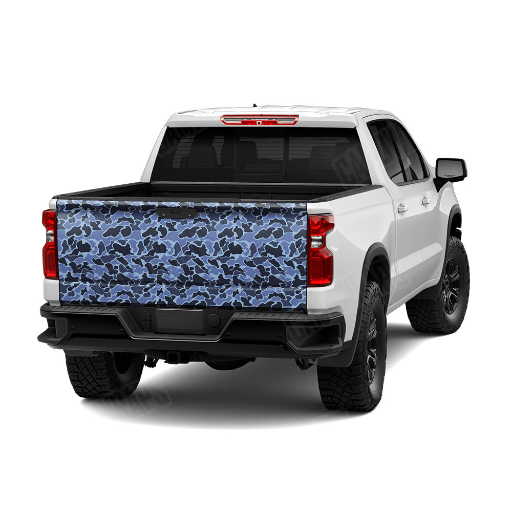 Old School Duck Blue Urban Night Tailgate Wraps