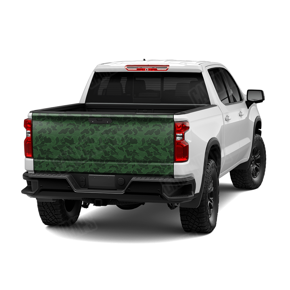 Old School Duck Elite Green Tailgate Wraps