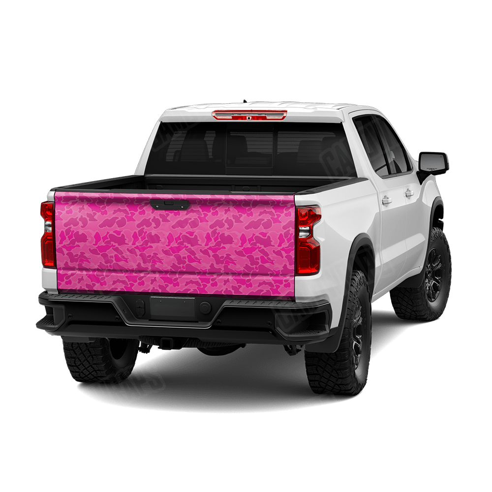 Old School Duck Elite Magenta Tailgate Wraps