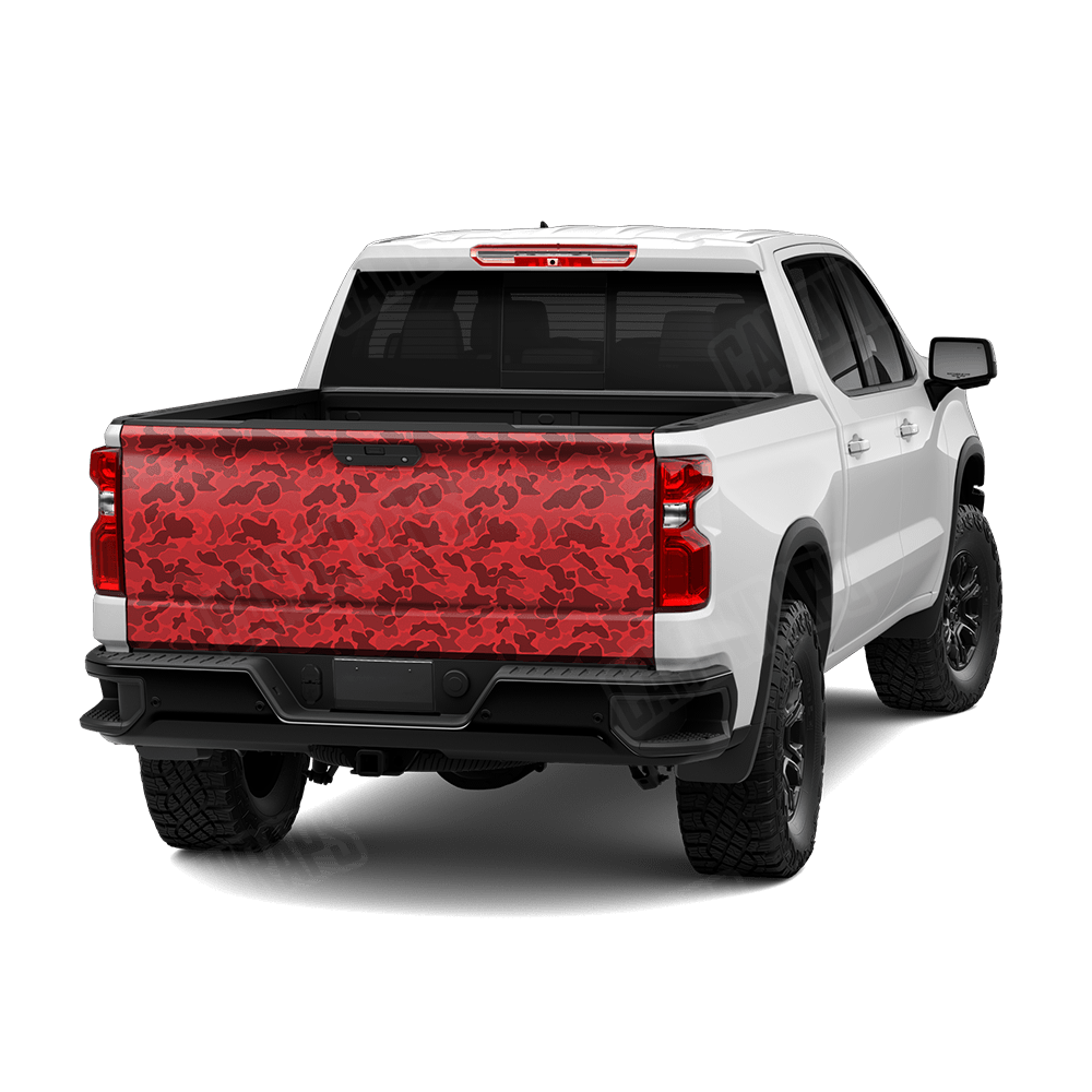 Old School Duck Elite Red Tailgate Wraps