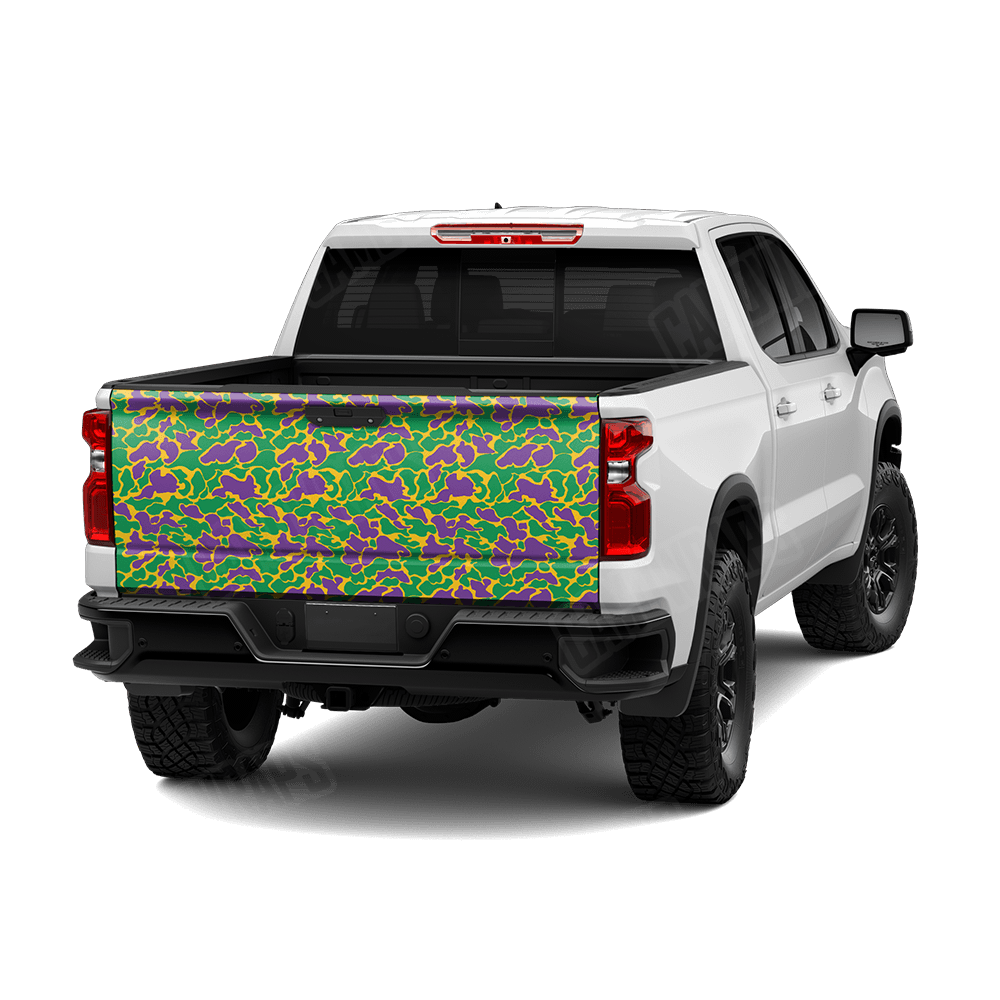 Old School Duck Mardi Gras Tailgate Wraps