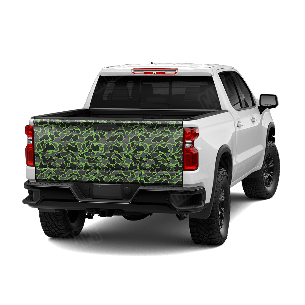 Old School Duck Metro Green Tailgate Wraps