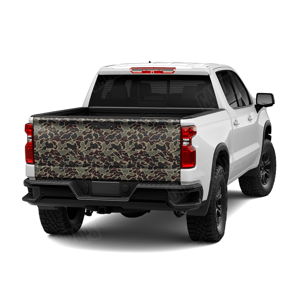 Old School Duck Militant Blood Tailgate Wraps