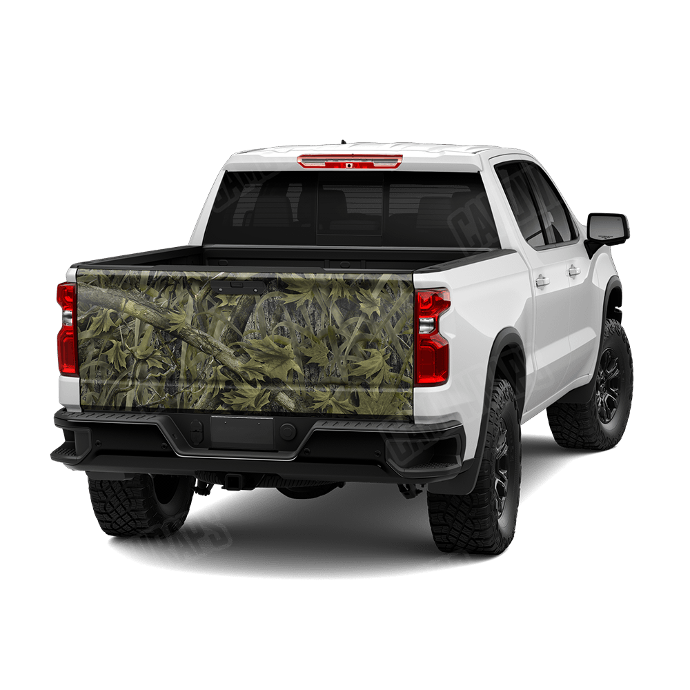 Nature Marshland Camo Tailgate Vinyl Wrap