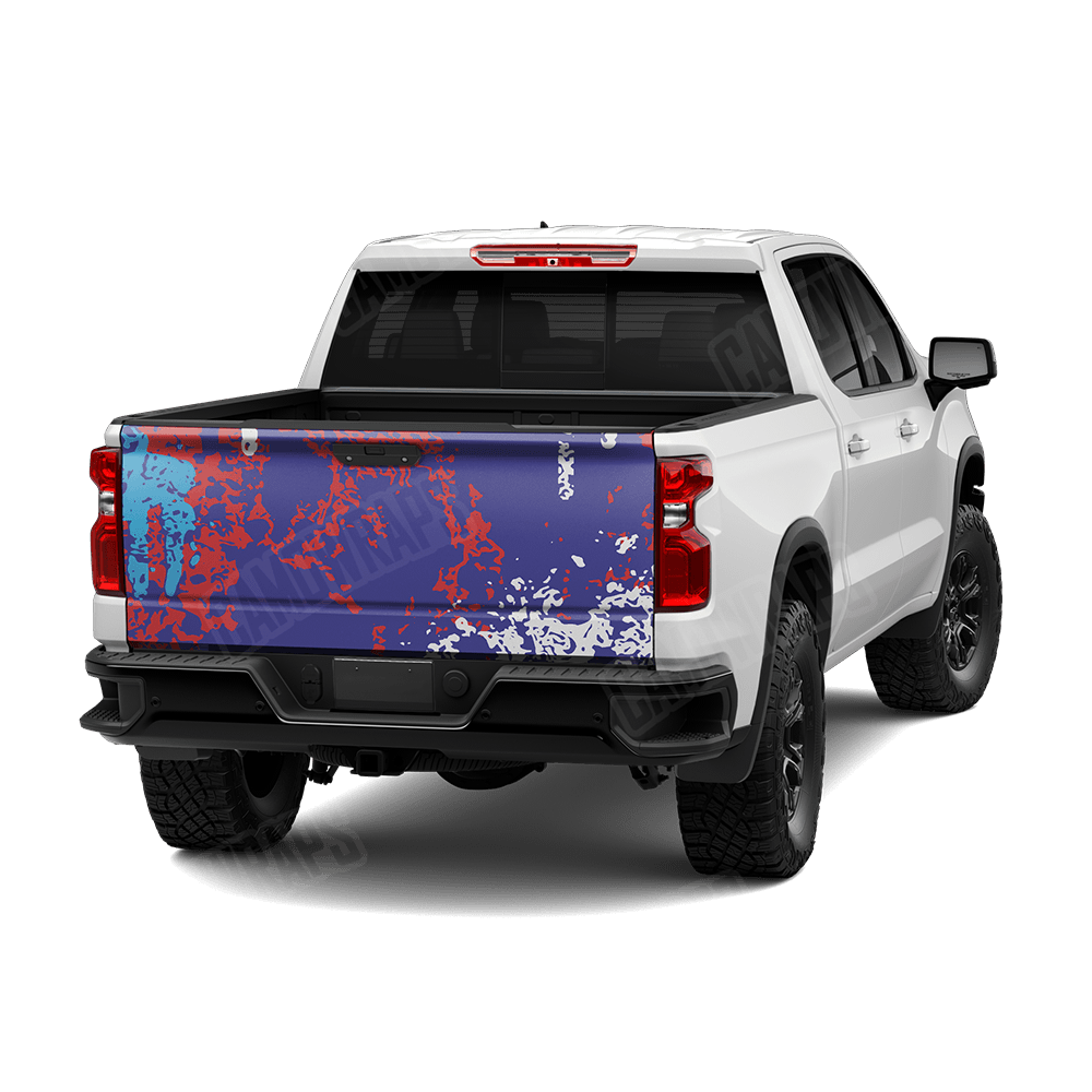 Pasted M Series Camo Tailgate Vinyl Wrap