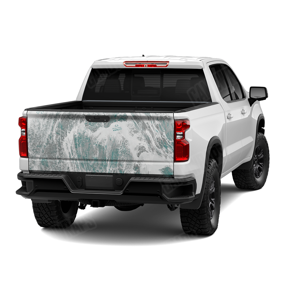 Realtree Aspect Arctic Camo Tailgate Vinyl Wrap