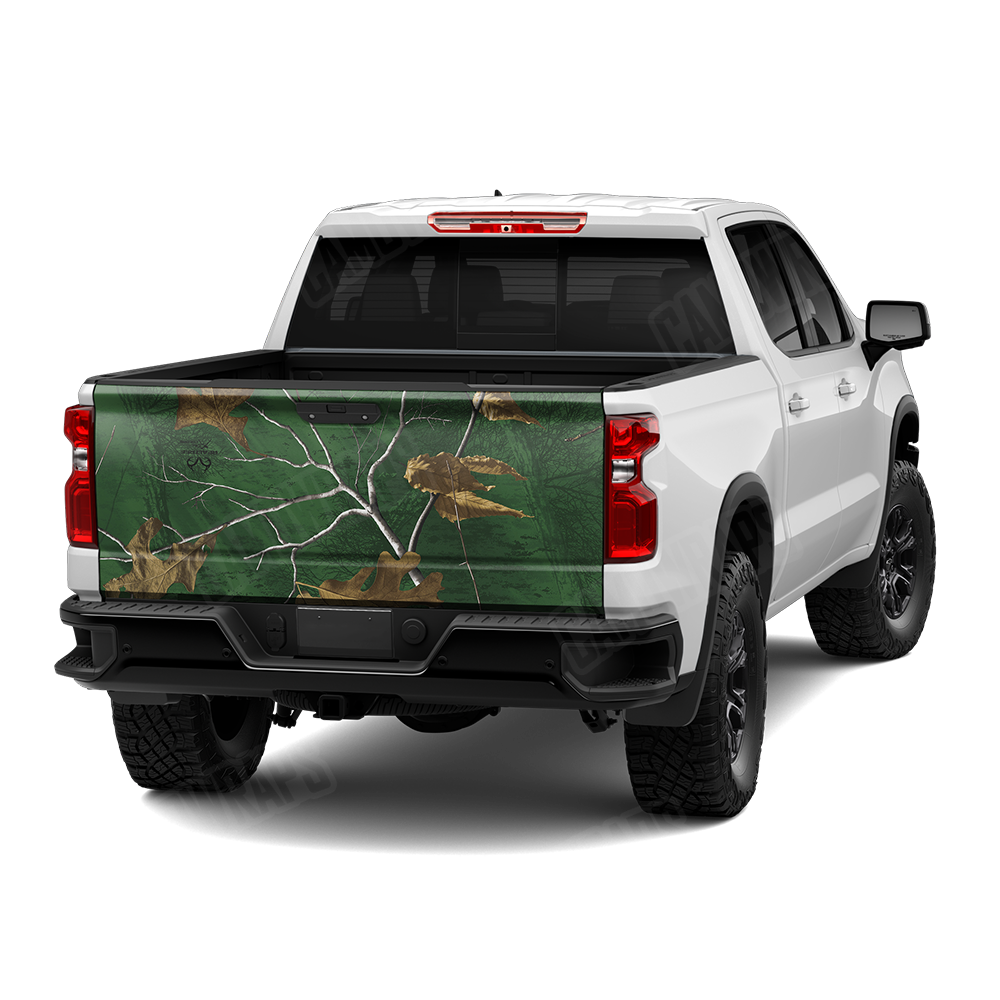 Realtree XTRA Colors Green Camo Tailgate Vinyl Wrap