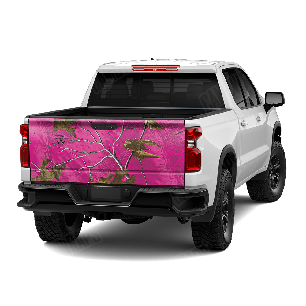 Realtree XTRA Colors Magenta Camo Tailgate Vinyl Wrap