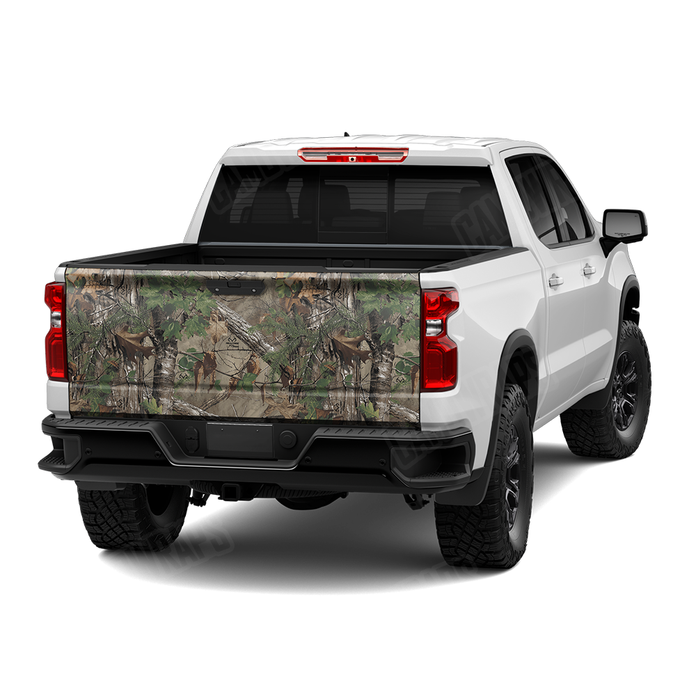 Realtree XTRA Original Green Camo Tailgate Vinyl Wrap
