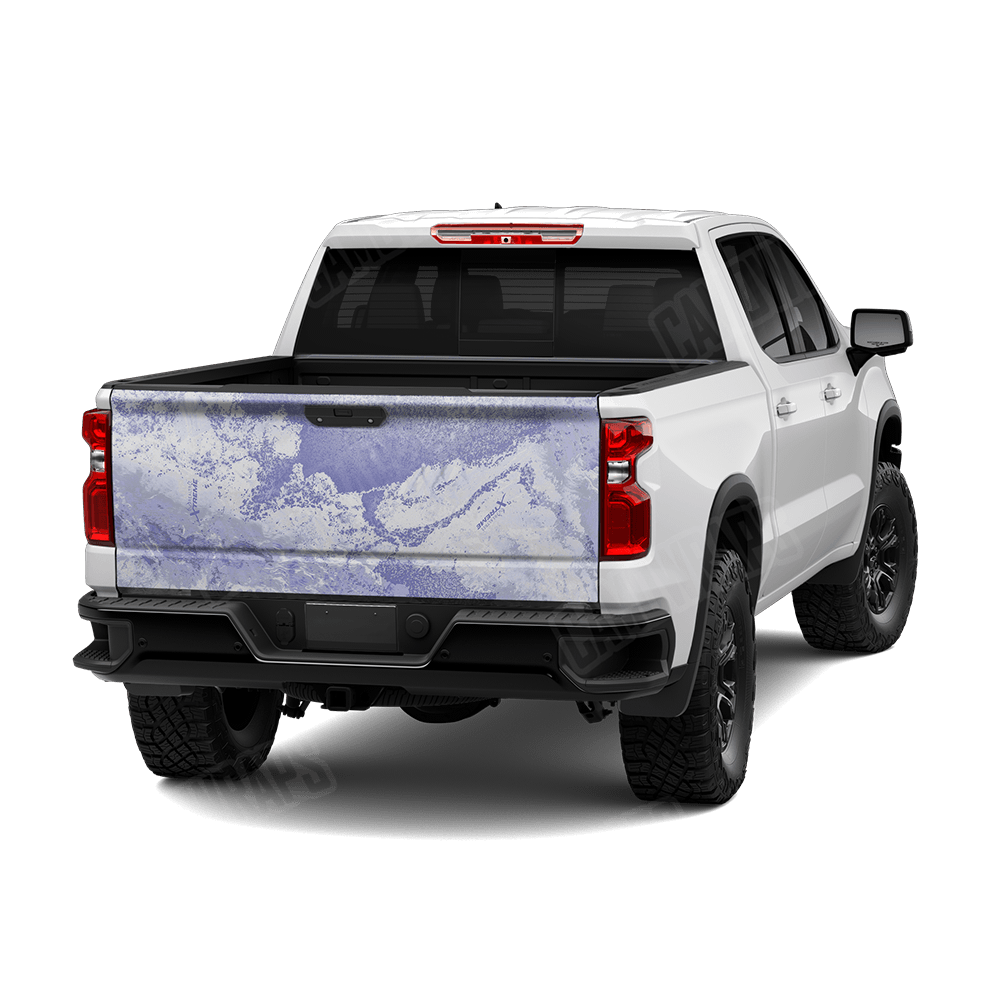 Realtree XTREME Barley Purple Camo Tailgate Vinyl Wrap