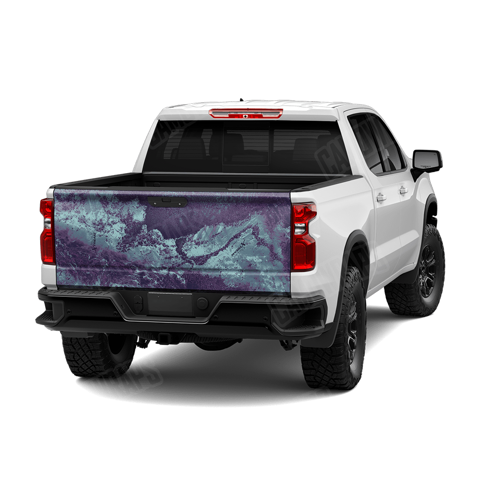 Realtree XTREME Frozen Grape Camo Tailgate Vinyl Wrap