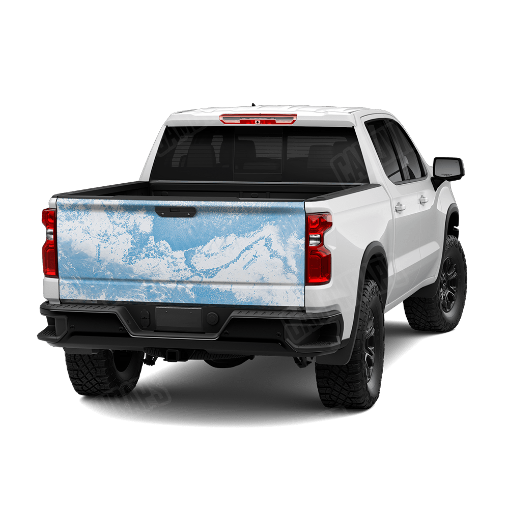Realtree XTREME Ice Camo Tailgate Vinyl Wrap