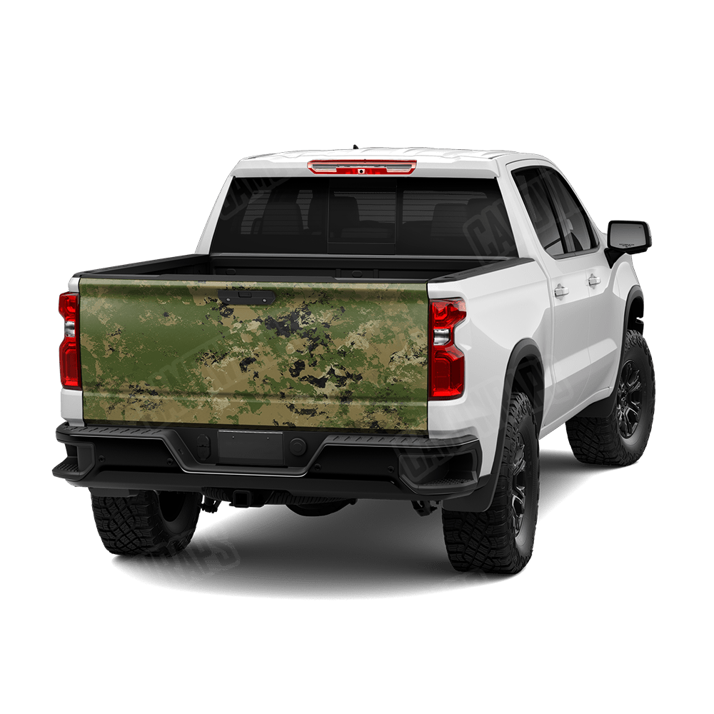 Substrate Spec War Camo Tailgate Vinyl Wrap
