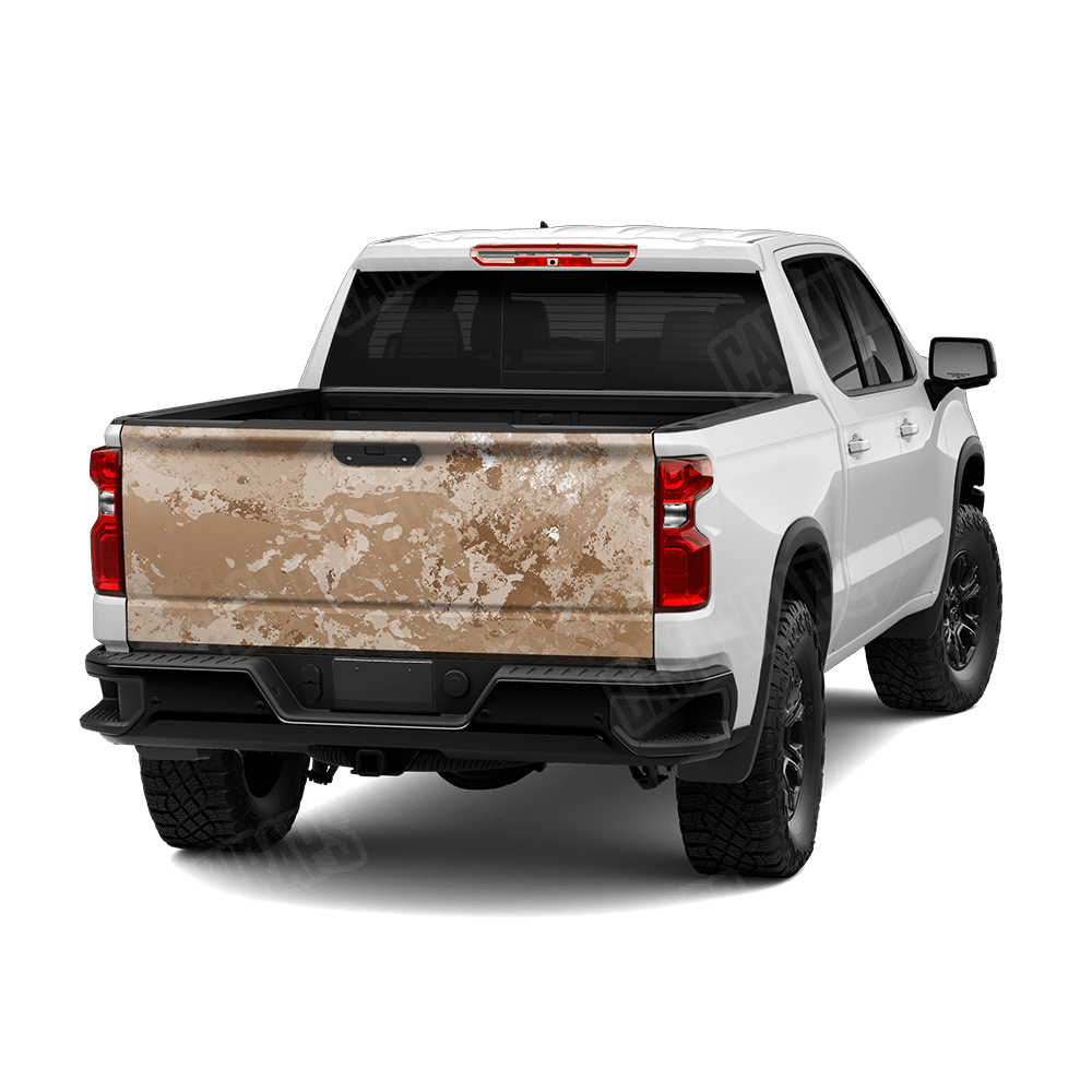 Substrate Sedona Sand Dune Camo Tailgate Vinyl Wrap