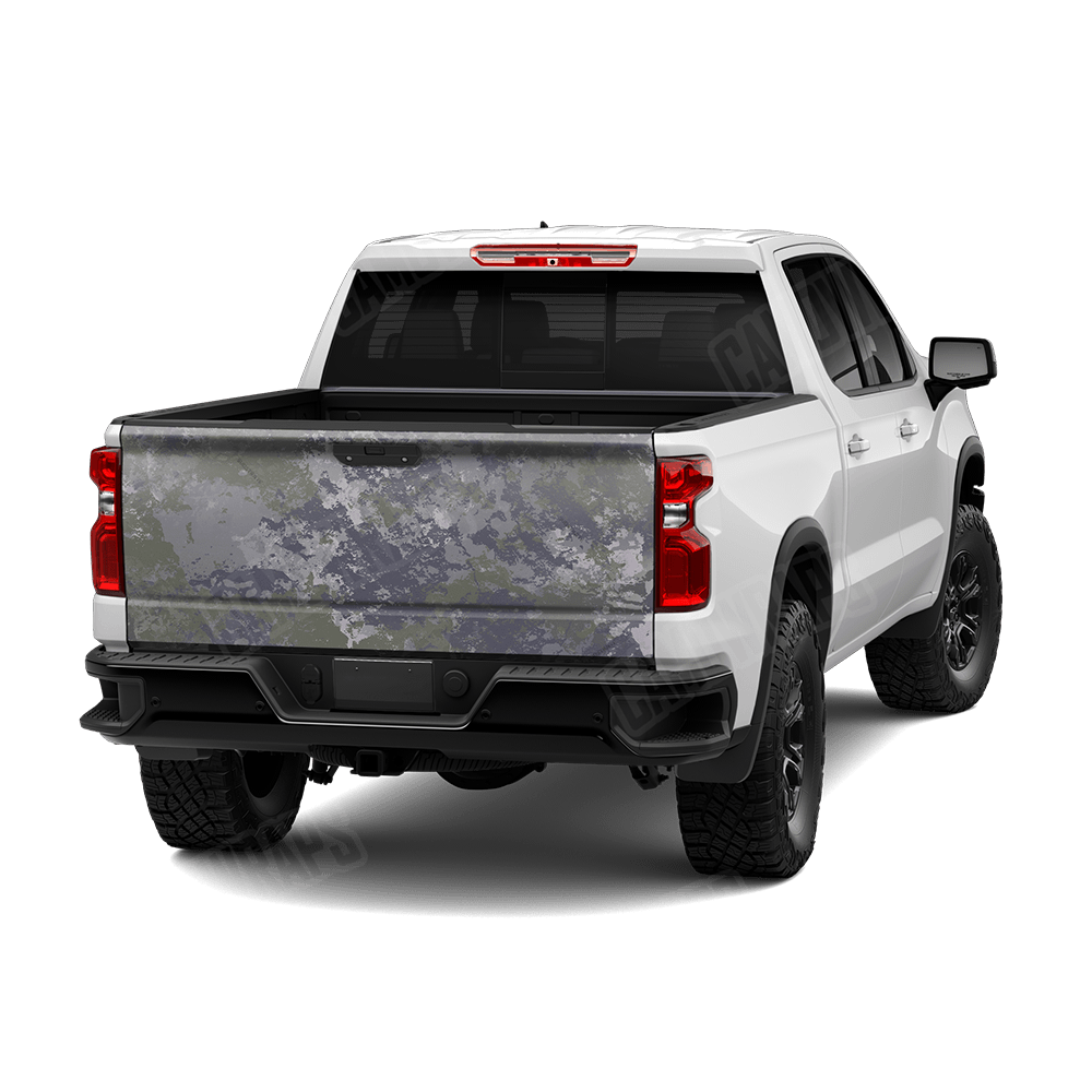 Substrate Submariner Camo Tailgate Vinyl Wrap
