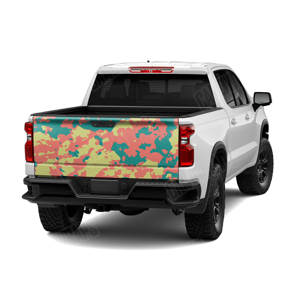 Treetop Fiesta Camo Tailgate Vinyl Wrap