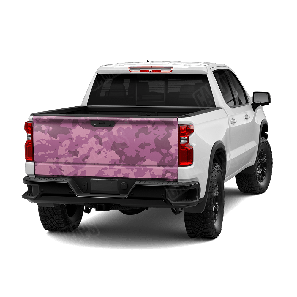 Treetop Floral Camo Tailgate Vinyl Wrap