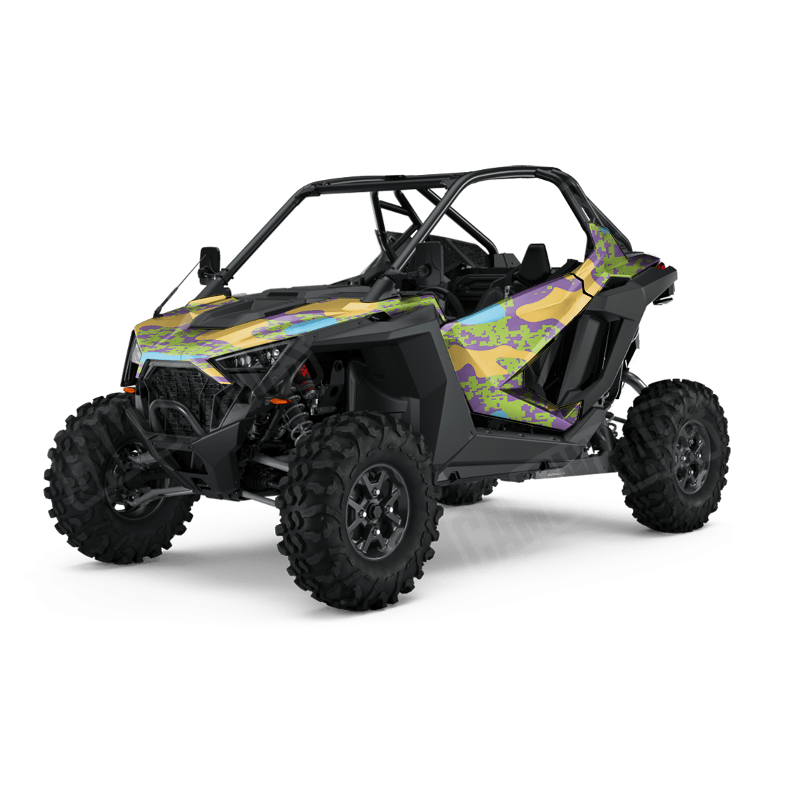 Compound Carnival Side by Side UTV Camo Vinyl Wrap