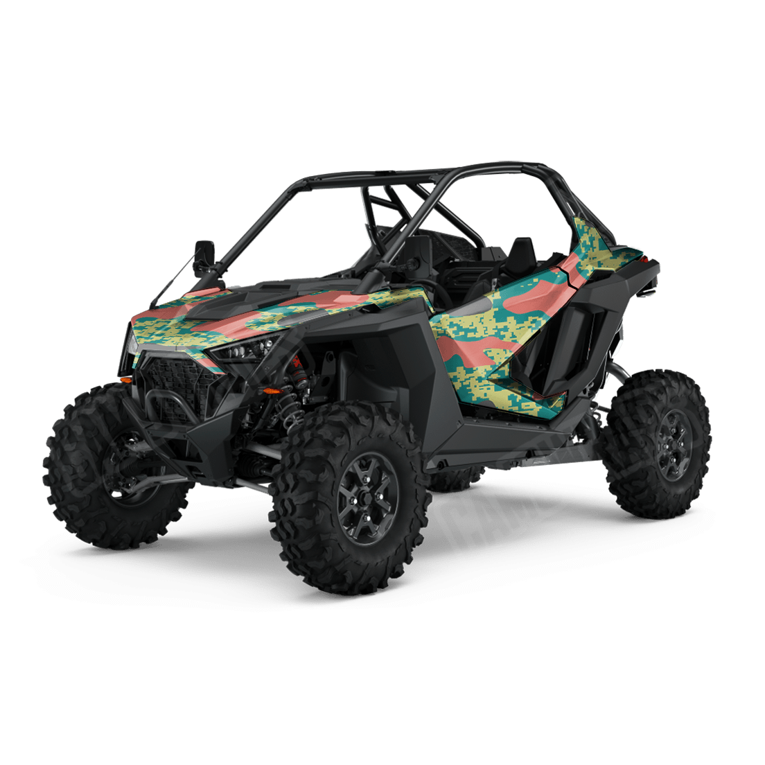 Compound Fiesta Side by Side UTV Camo Vinyl Wrap