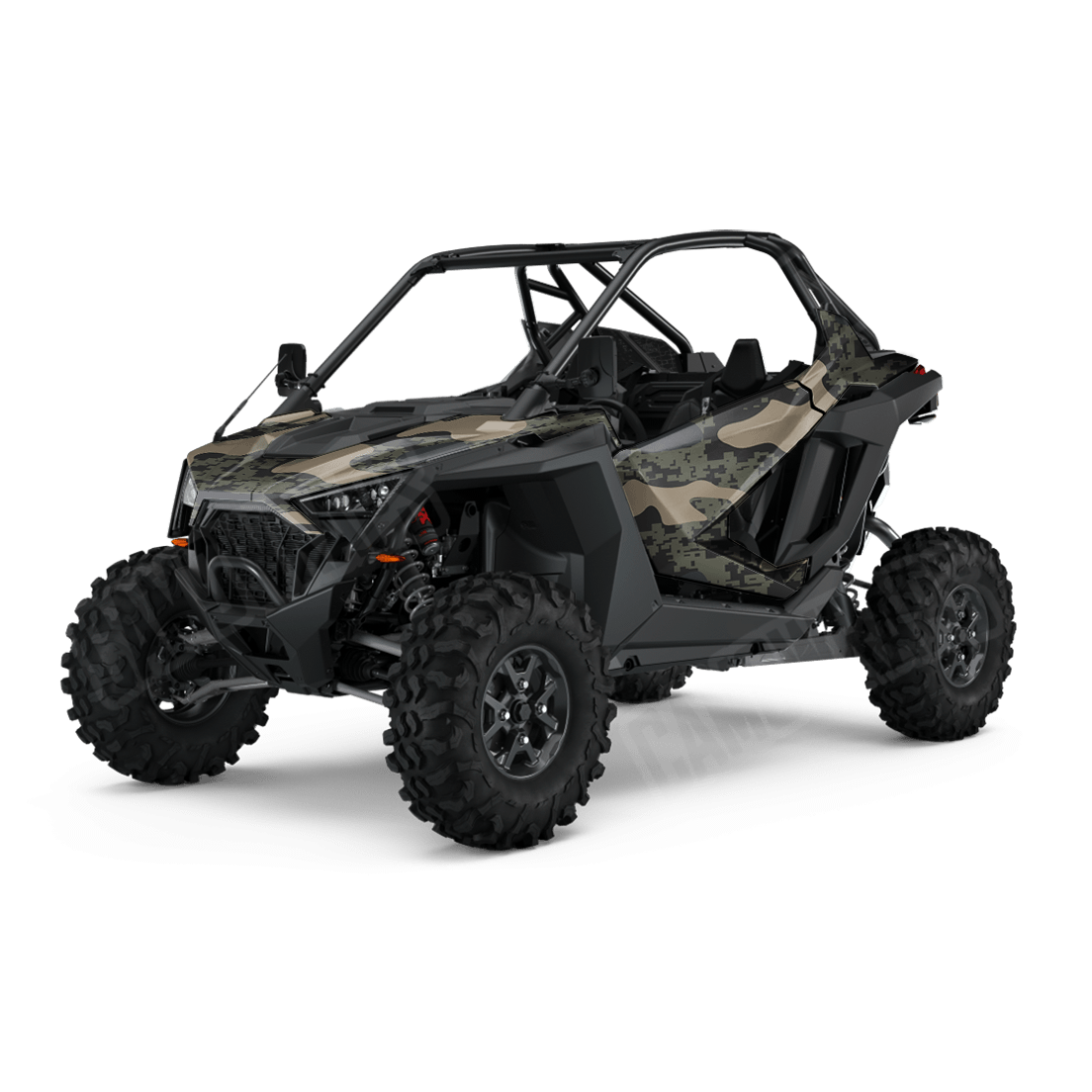 Compound Militant Blue Side by Side UTV Camo Vinyl Wrap