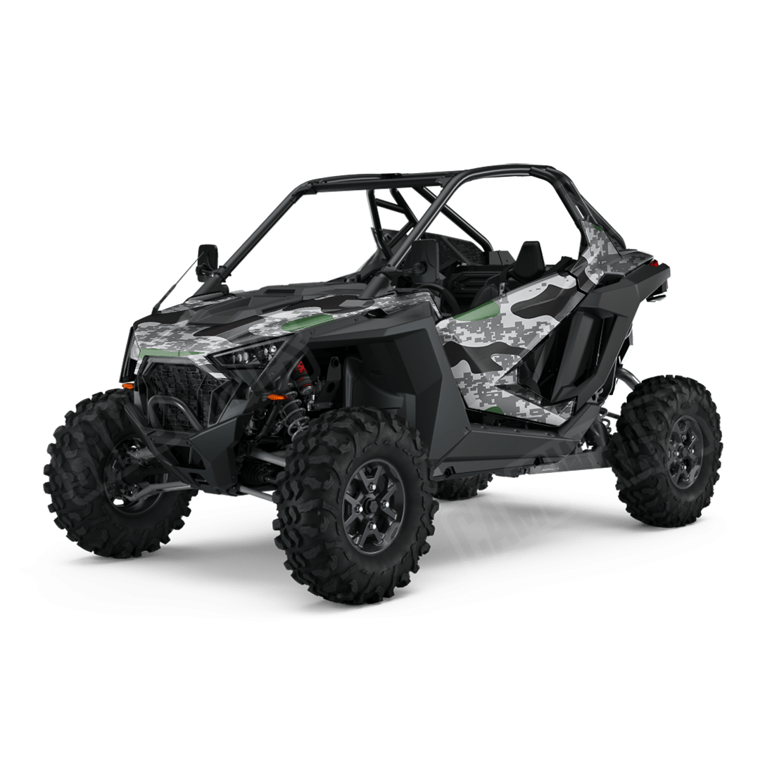 Compound Urban Green Side by Side UTV Camo Vinyl Wrap