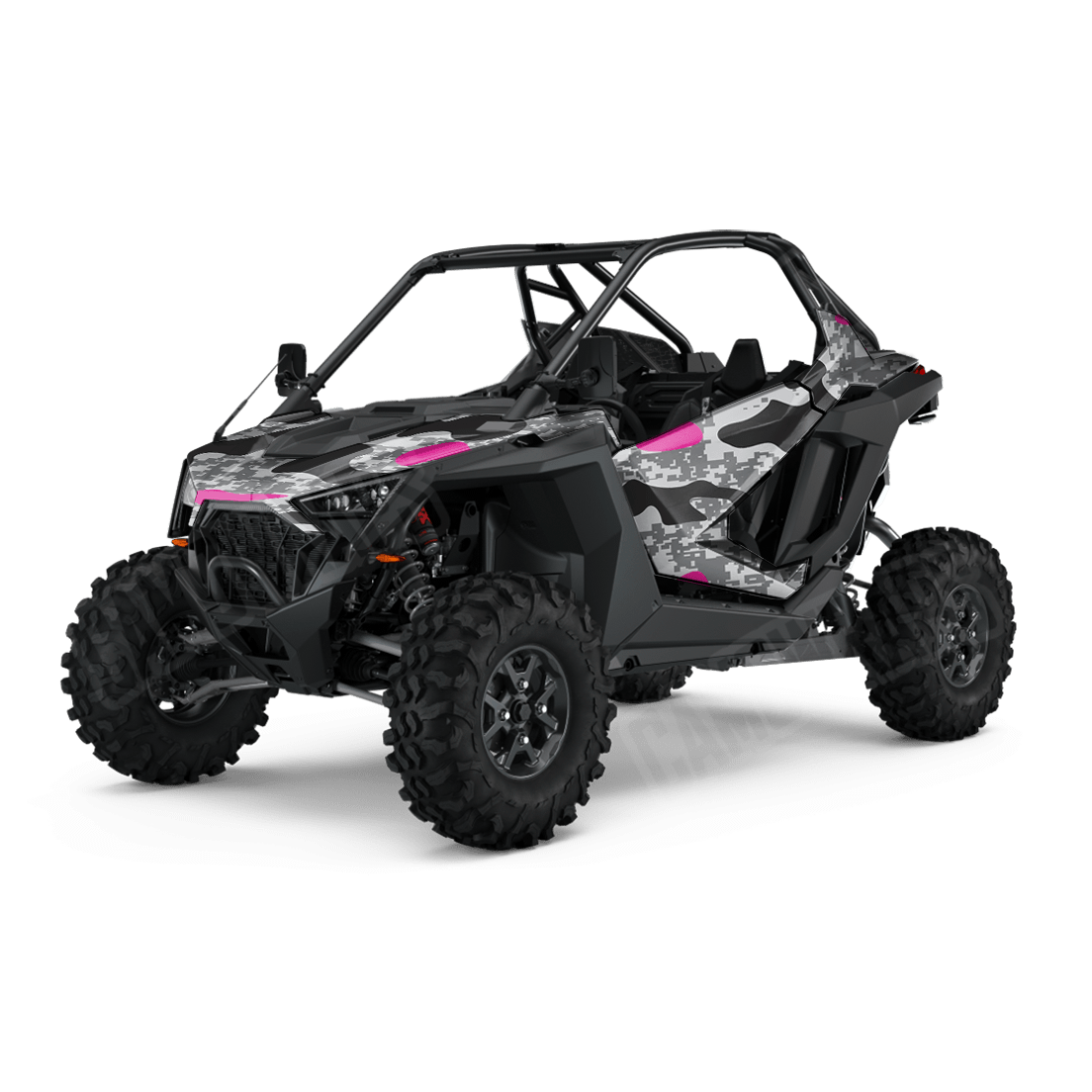 Compound Urban Magenta Side by Side UTV Camo Vinyl Wrap