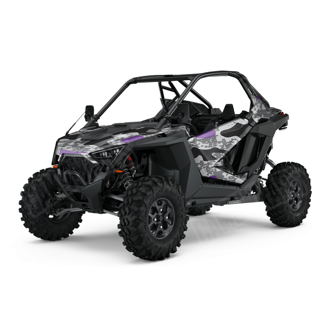 Compound Urban Purple Side by Side UTV Camo Vinyl Wrap