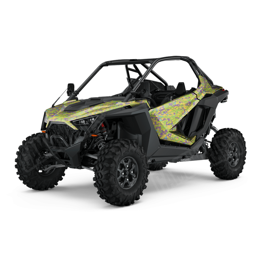 Digital Carnival Side by Side UTV Camo Vinyl Wrap