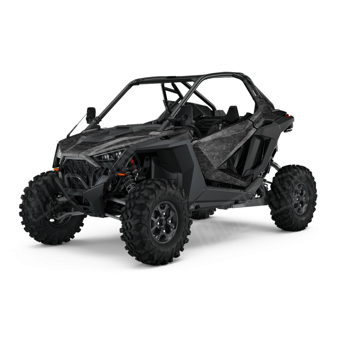 Digital Elite Black Side by Side UTV Camo Vinyl Wrap