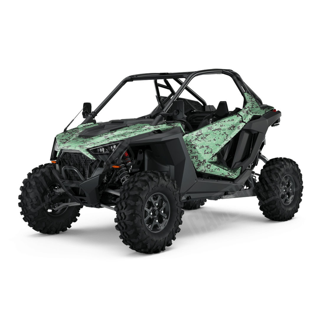 Digital Mint Chocolate Chip Side by Side UTV Camo Vinyl Wrap