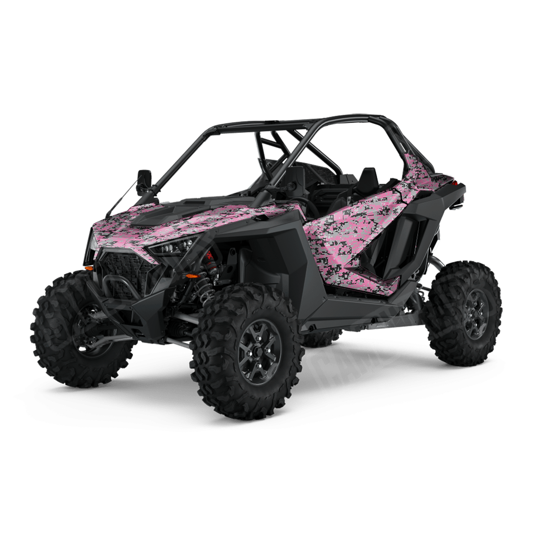 Digital Pink Tiger Side by Side UTV Camo Vinyl Wrap
