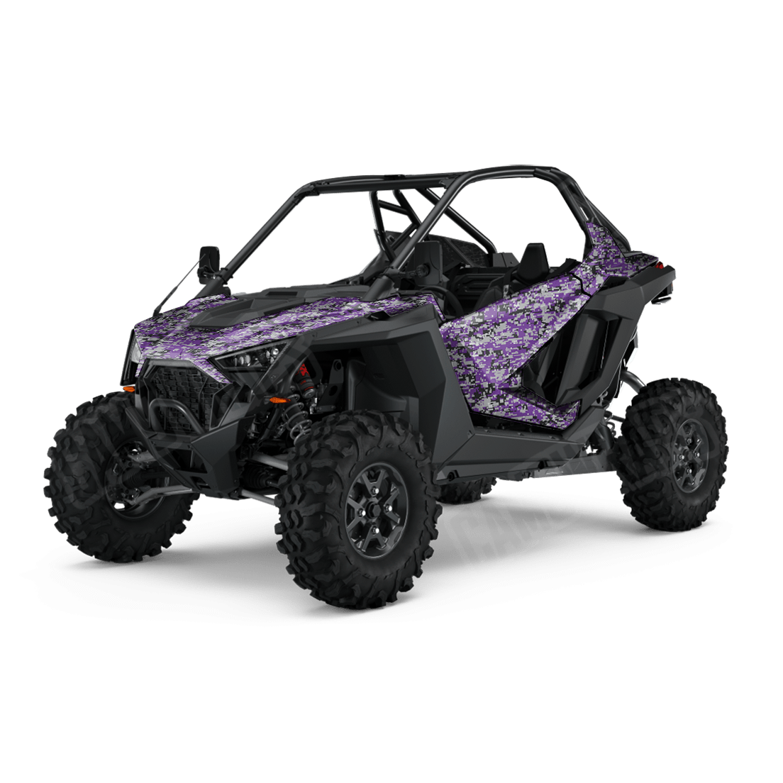 Digital Purple Tiger Side by Side UTV Camo Vinyl Wrap