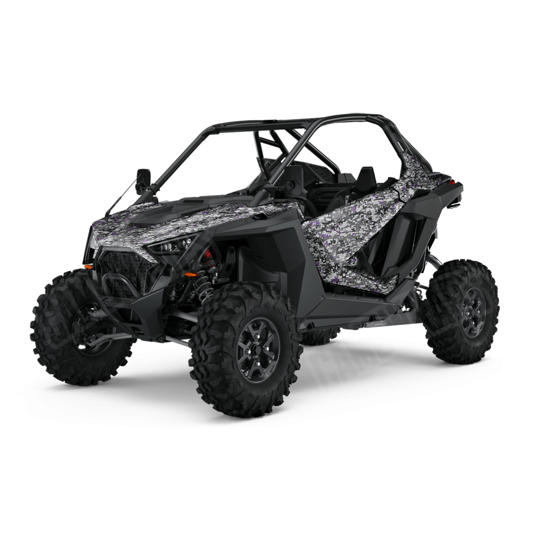 Digital Urban Purple Side by Side UTV Camo Vinyl Wrap