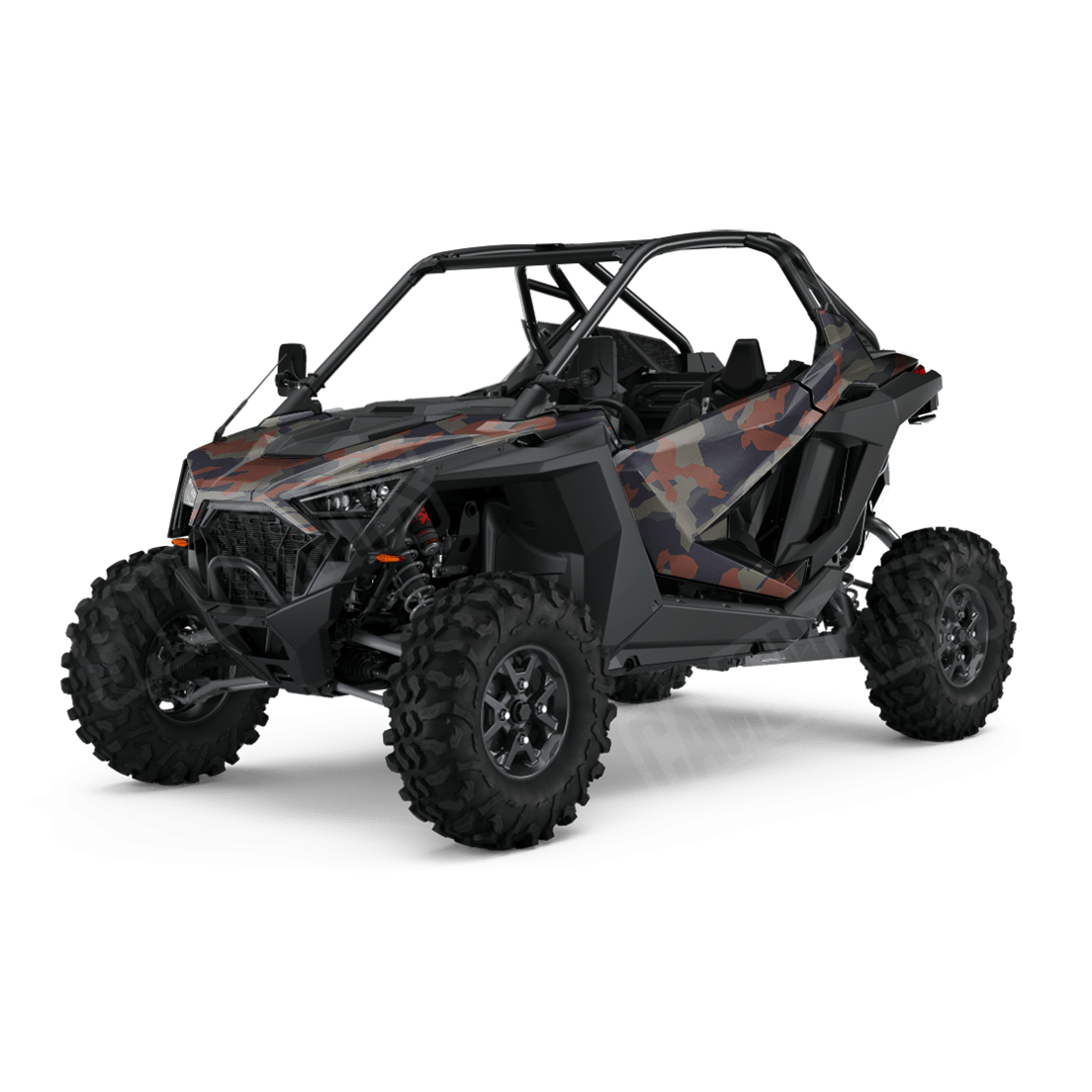 Erratic Blue Copper Side by Side UTV Camo Vinyl Wrap