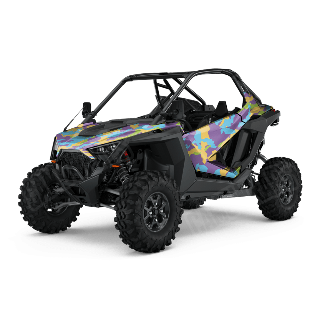 Erratic Carnival Side by Side UTV Camo Vinyl Wrap