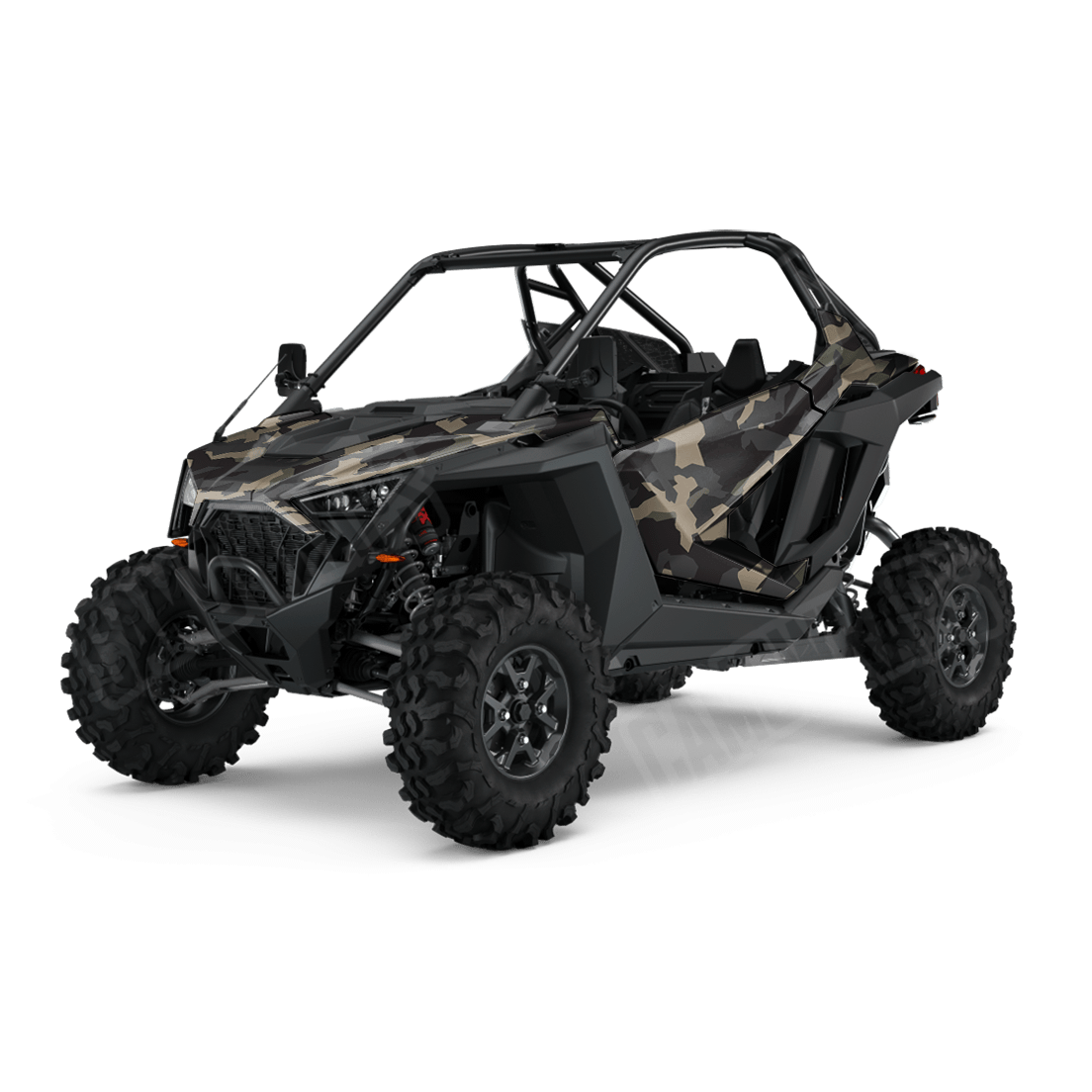 Erratic Militant Charcoal Side by Side UTV Camo Vinyl Wrap